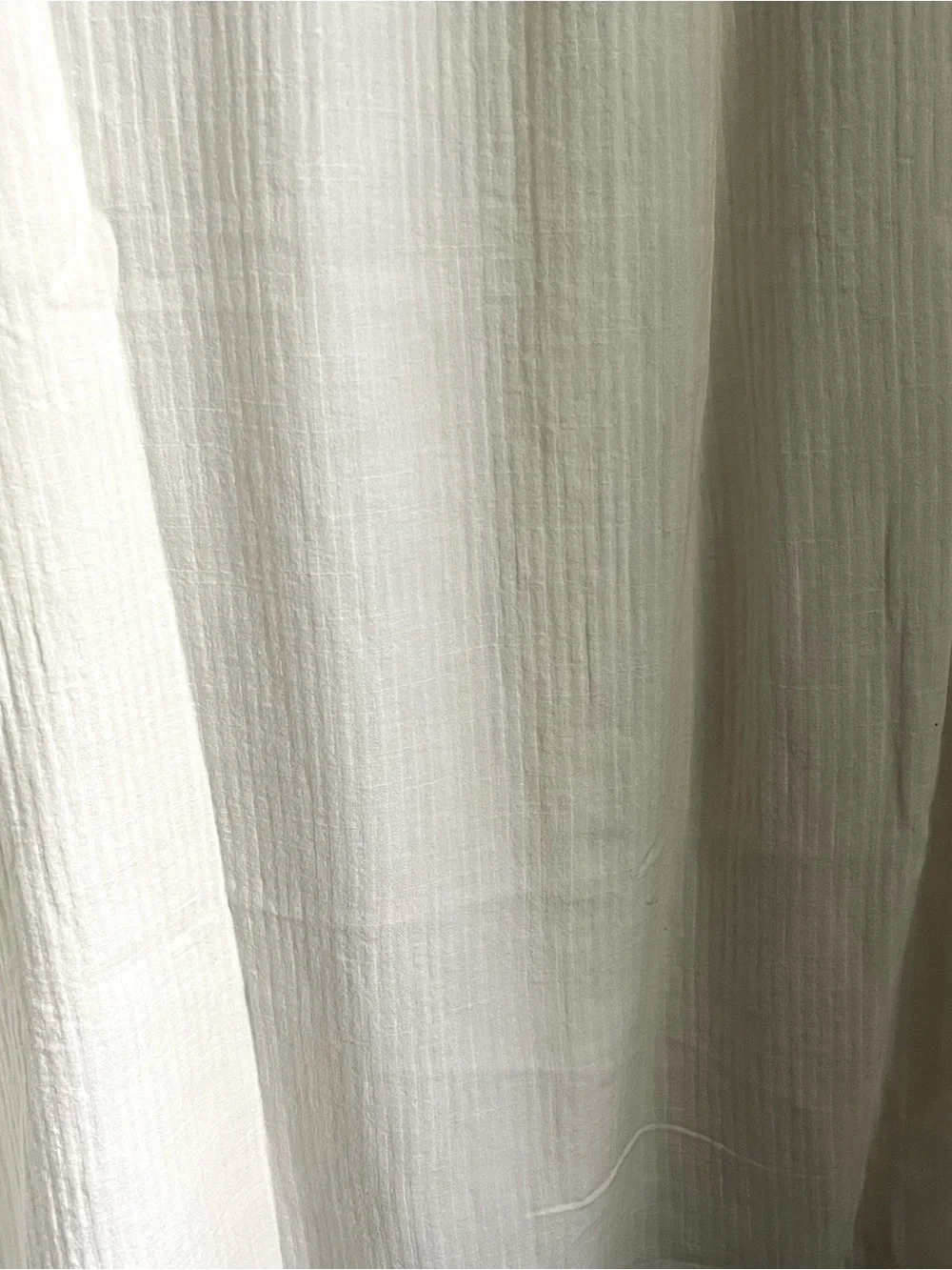 NWT J. Crew ivory shortsleeve buttonfront coverup beach vacation resort sz XL